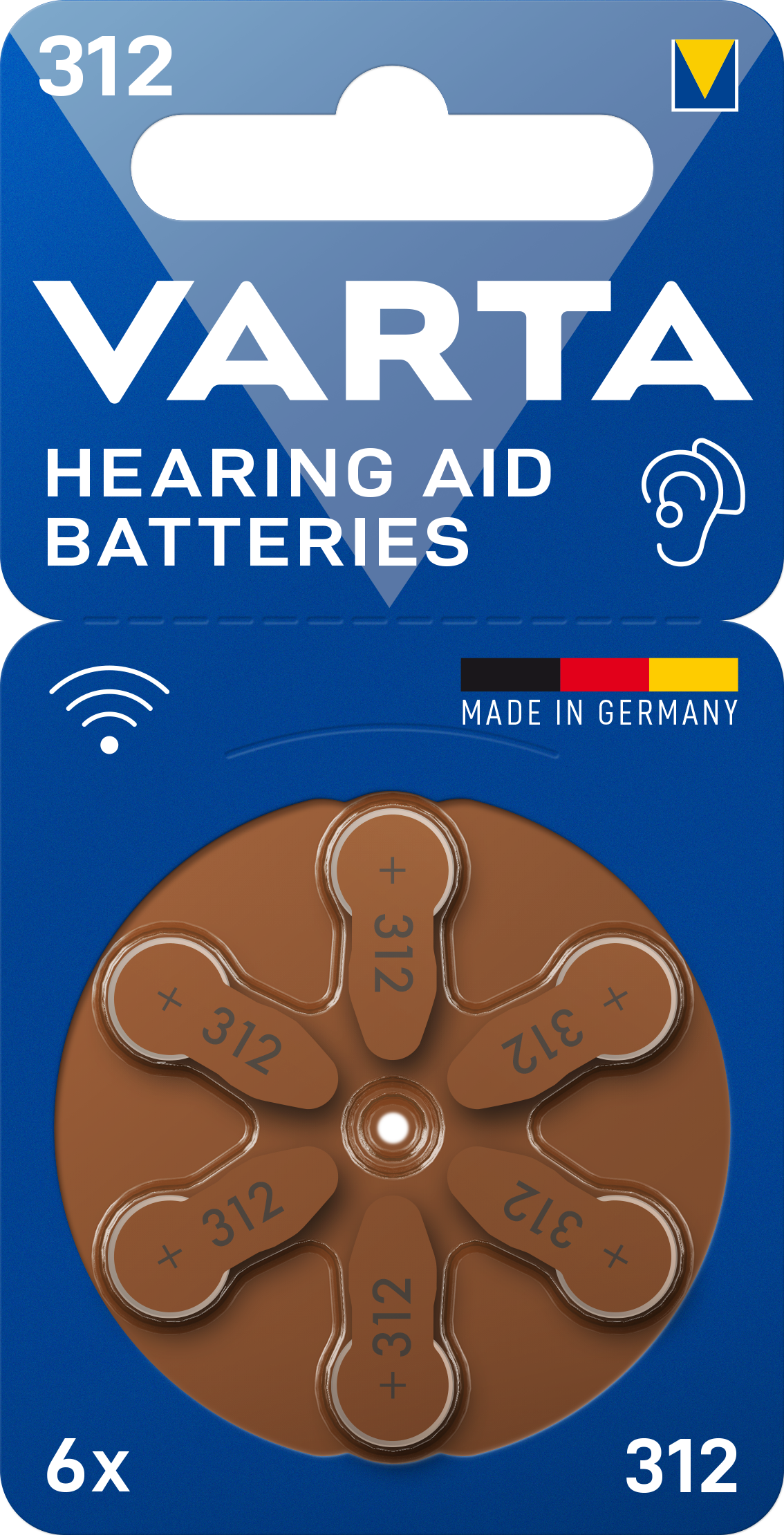 V312 Varta Hearing Aid Batteries
