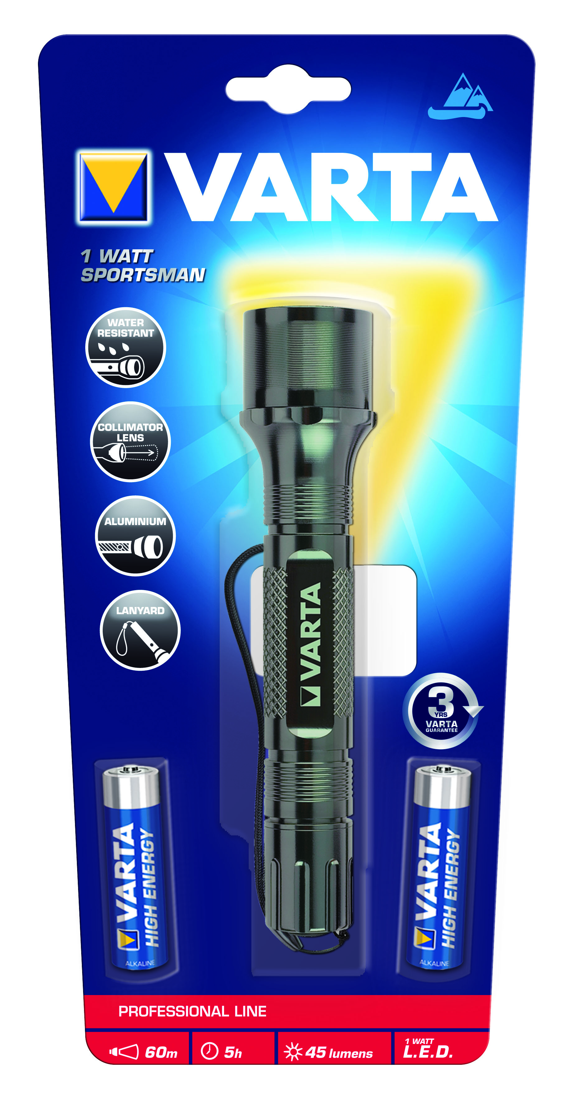 T18626 Varta Profess.  Line Taschenlampe