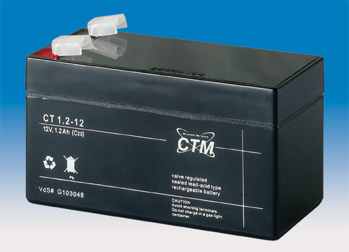 CT1,2-12 CTM Blei Gitter-Vließ-Batterie