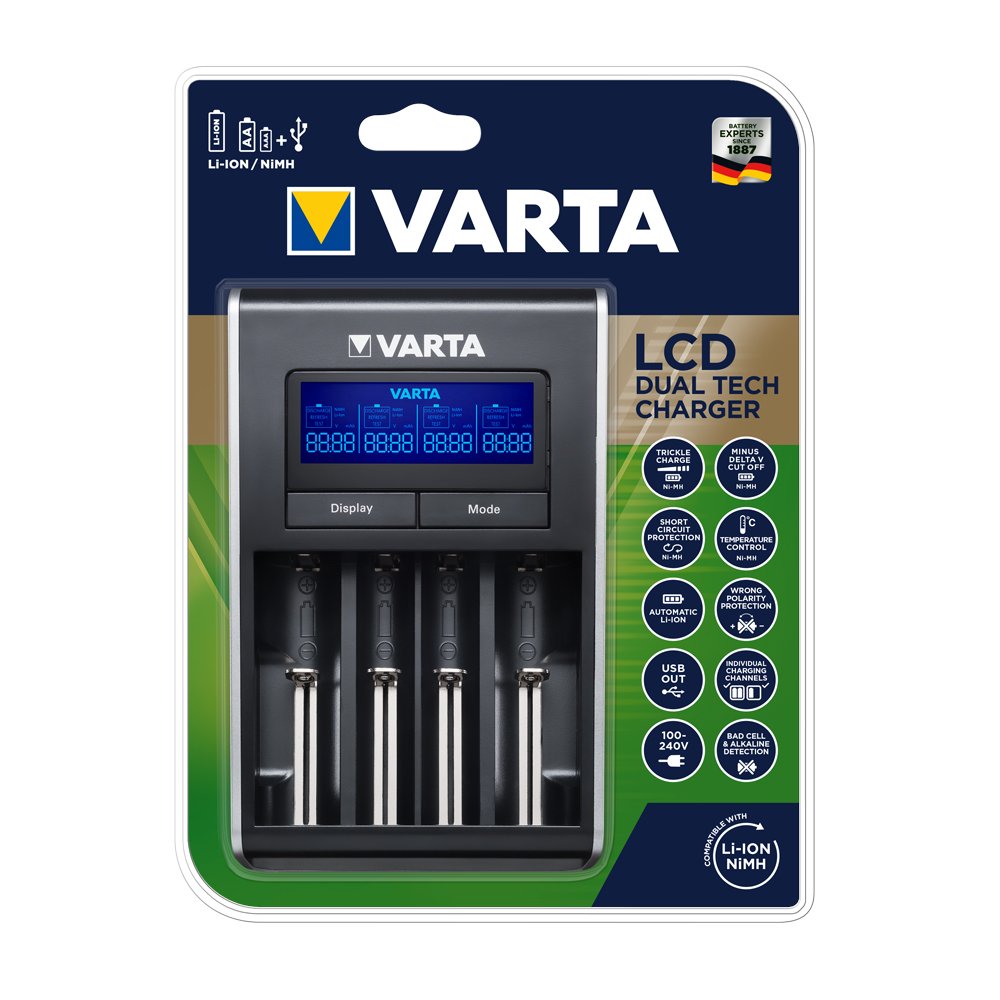 57676101401 Varta LCD Dual Tech Charger