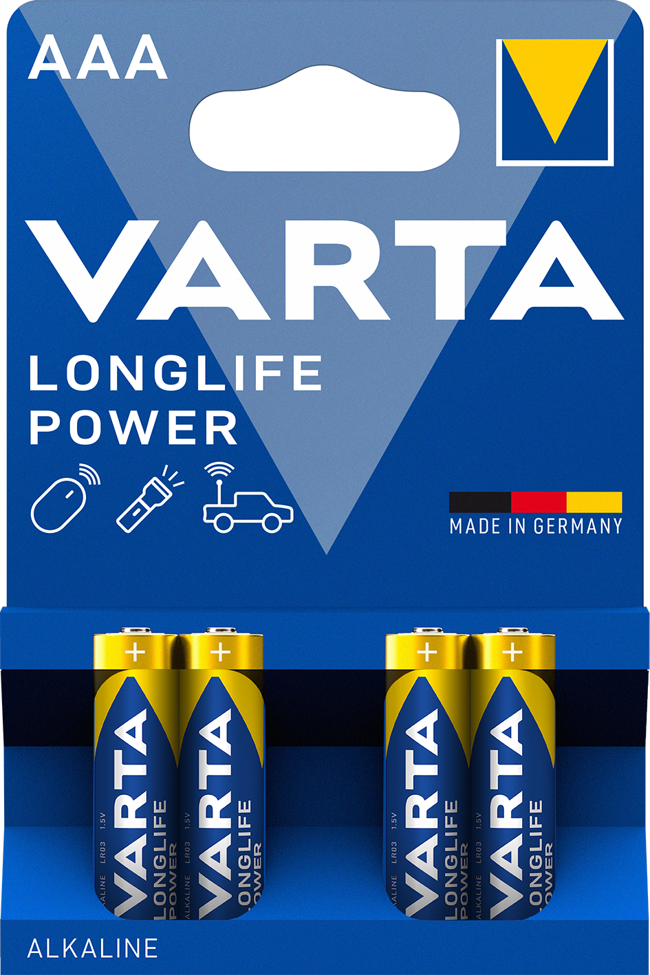 V4903 Varta Longlife Power Batterie 4er Blister