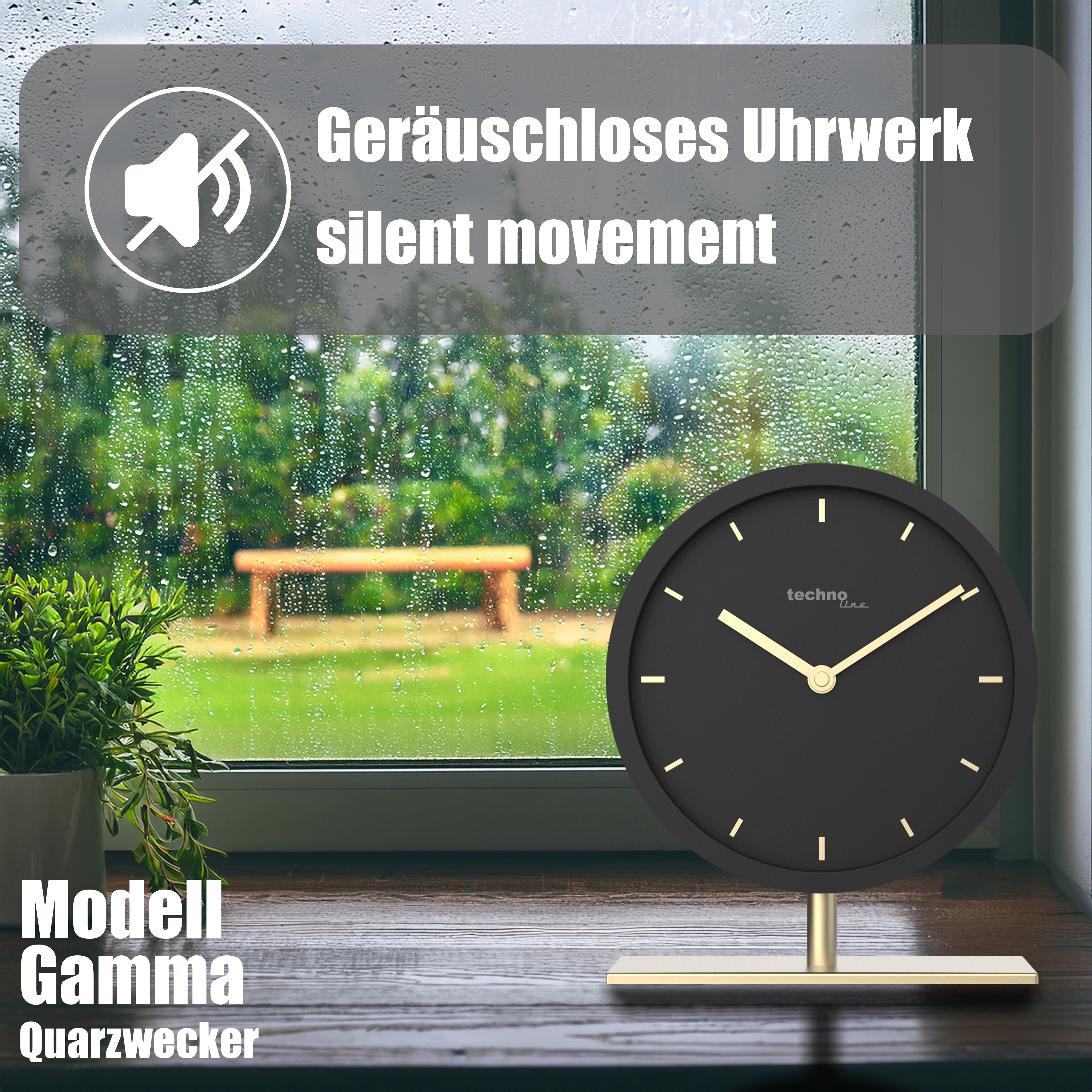 technoline Quarz-Uhr Modell Gamma