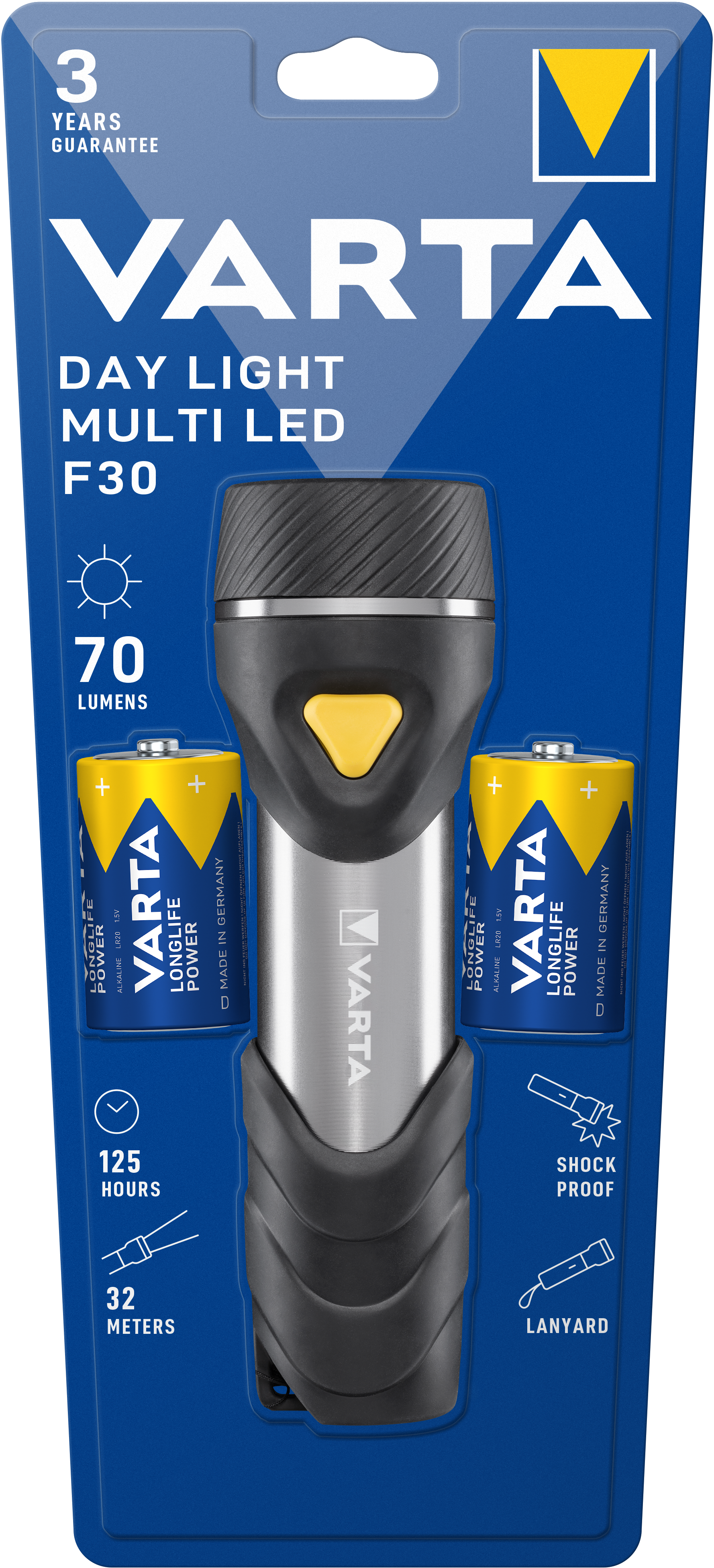 T17612 Varta Day Light Multi LED F30
