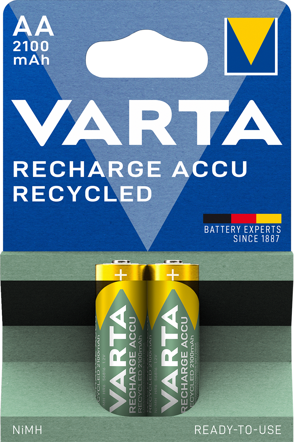 V56816101402 Varta Accu Recycled 2er Blister