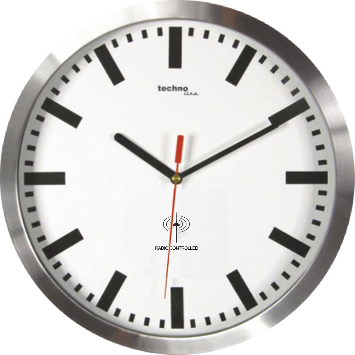 WT8610 technoline Funk-Wanduhr, Ø = 30cm