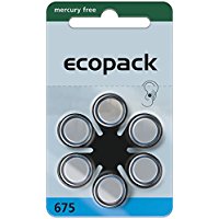 V675 Ecopack Hörgerätezellen