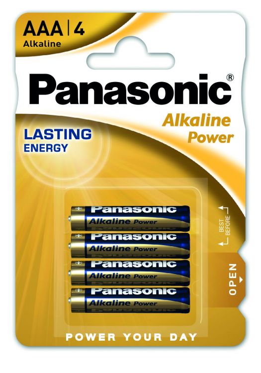 LR03/4BP  Panasonic Alkaline Power Batterie