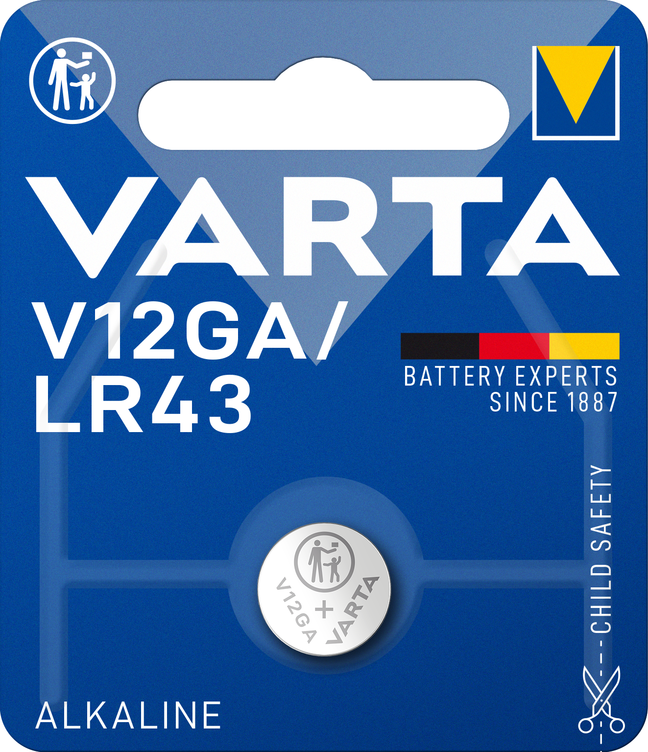 V12GA Varta Electronic-Batterie, 1er Blister