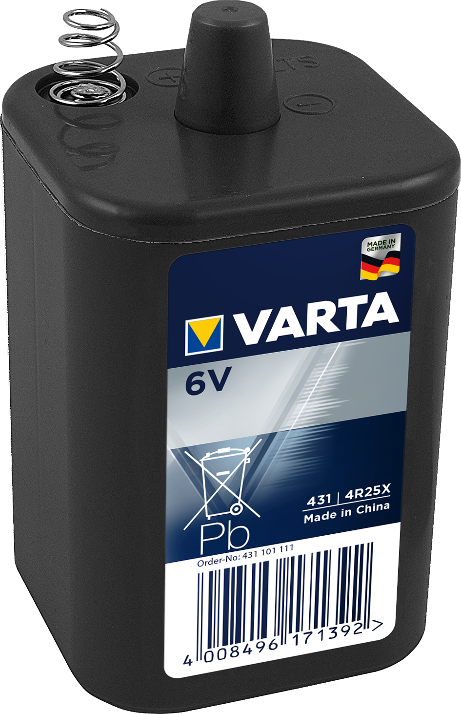 V431 Varta Blockbatterie 4R25 6V