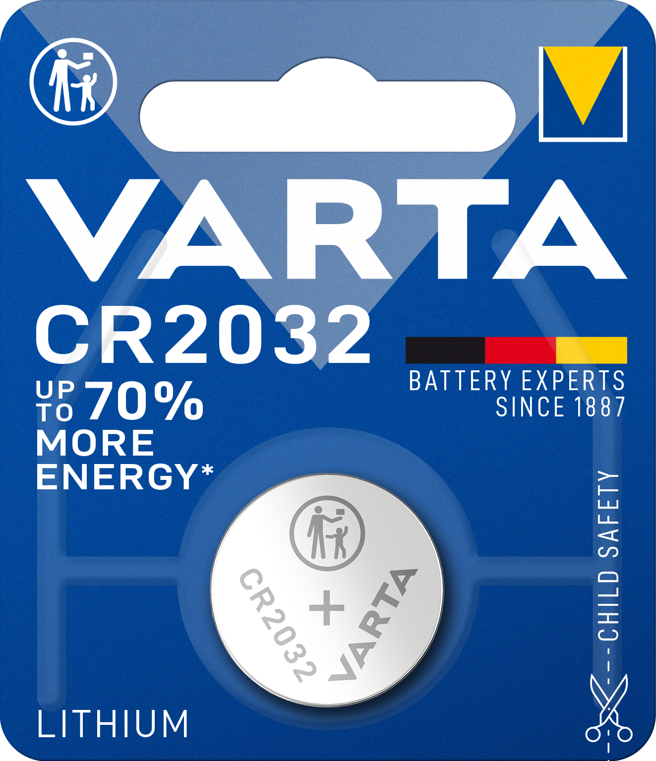CR2032 Varta Electronic-Batterie 1er Blister
