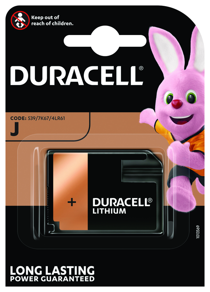 7K67 Duracell Security Batterie Flat-Pack 