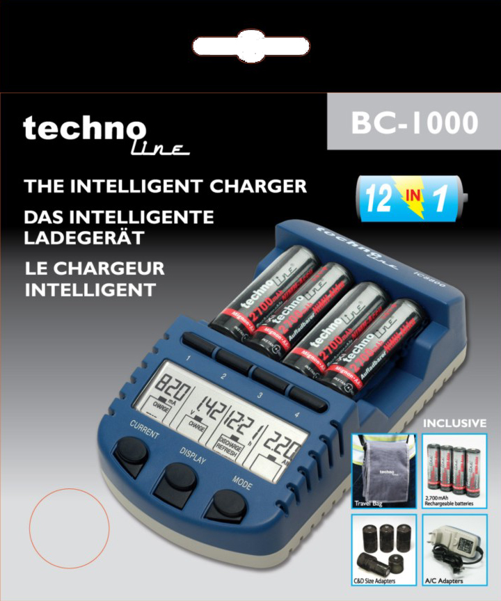 BC1000 technoline Ladegerät