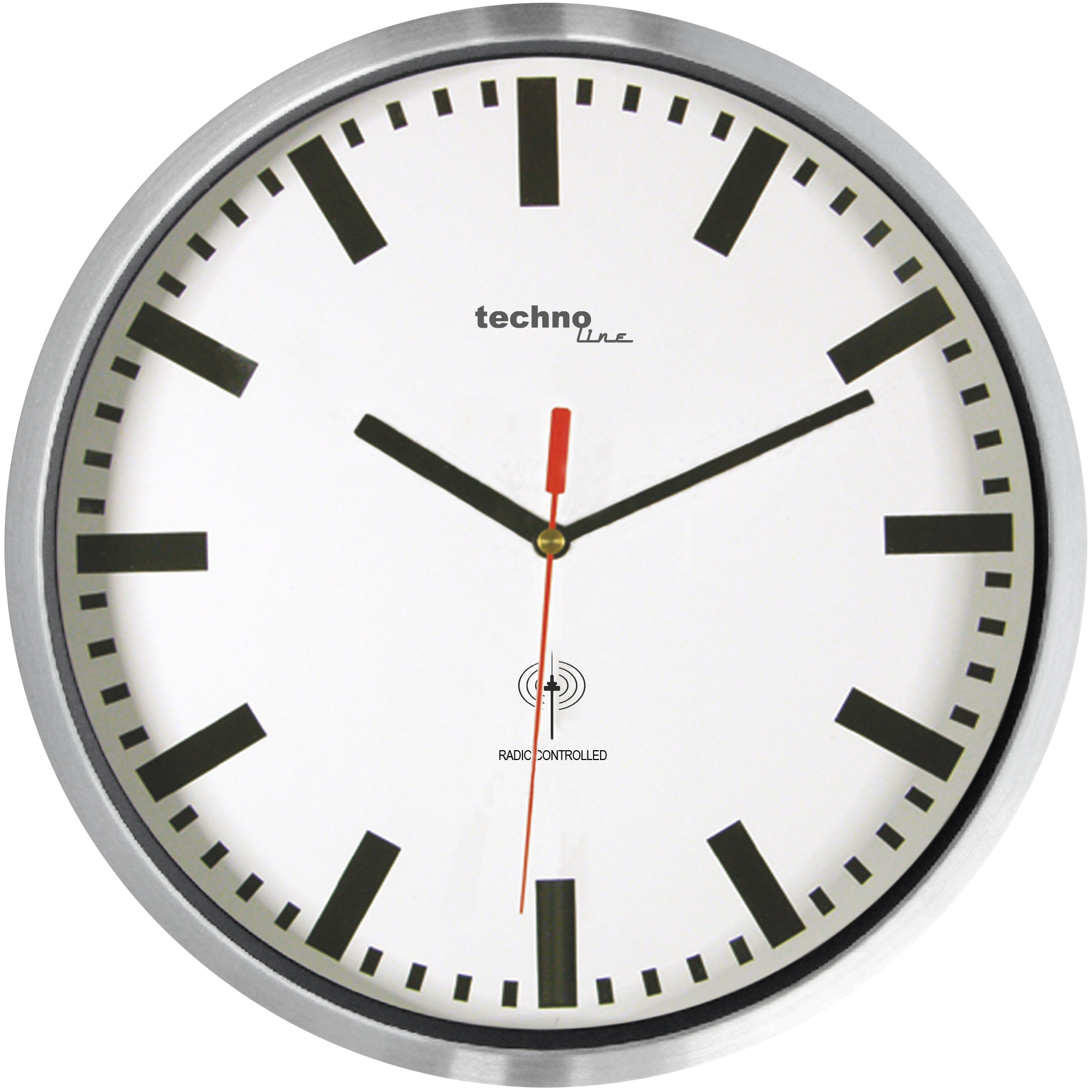 WT8990 technoline Funk-Wanduhr, Ø = 30cm
