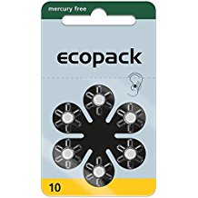 V10 Ecopack Hörgerätezellen