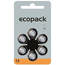 V13 Ecopack Hörgerätezellen