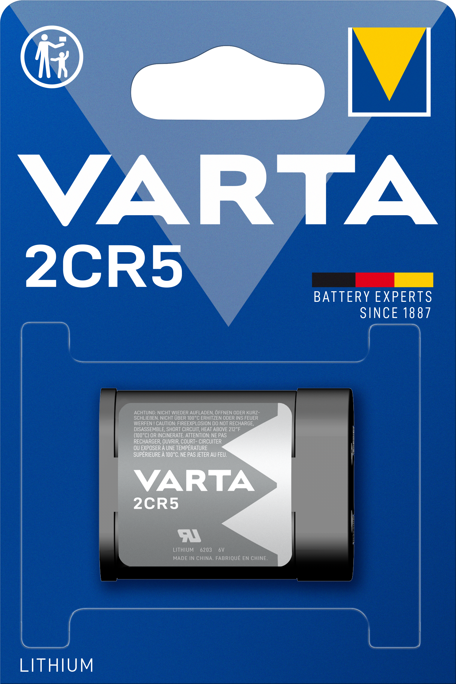 2CR5 Varta Professional Lithium Block 