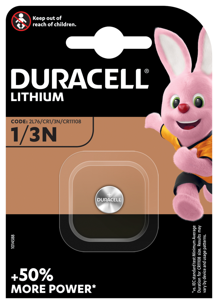 DL1/3N Duracell  Photo Batterie CR1/3N