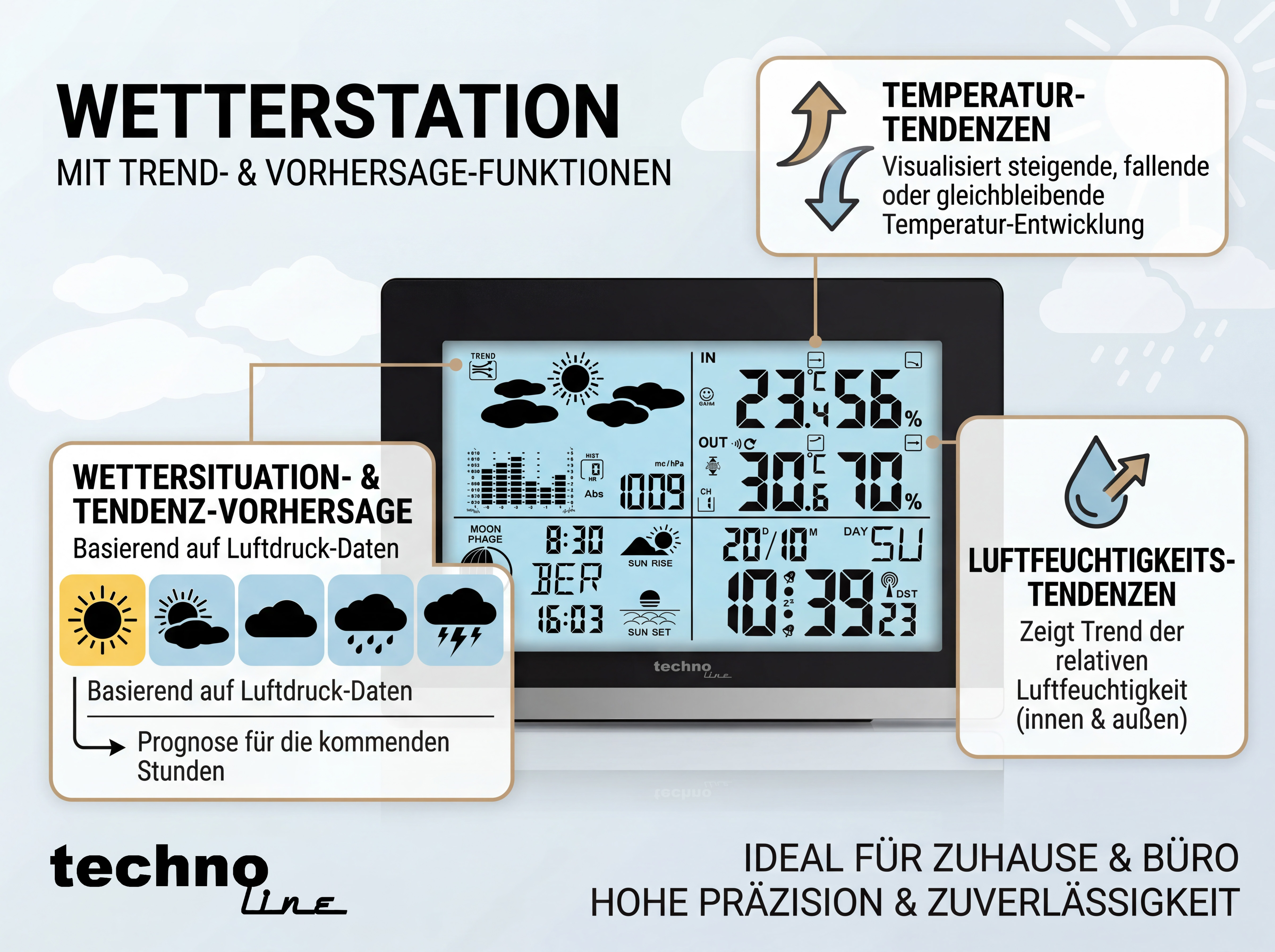 WS 6762 technoline Wetterstation