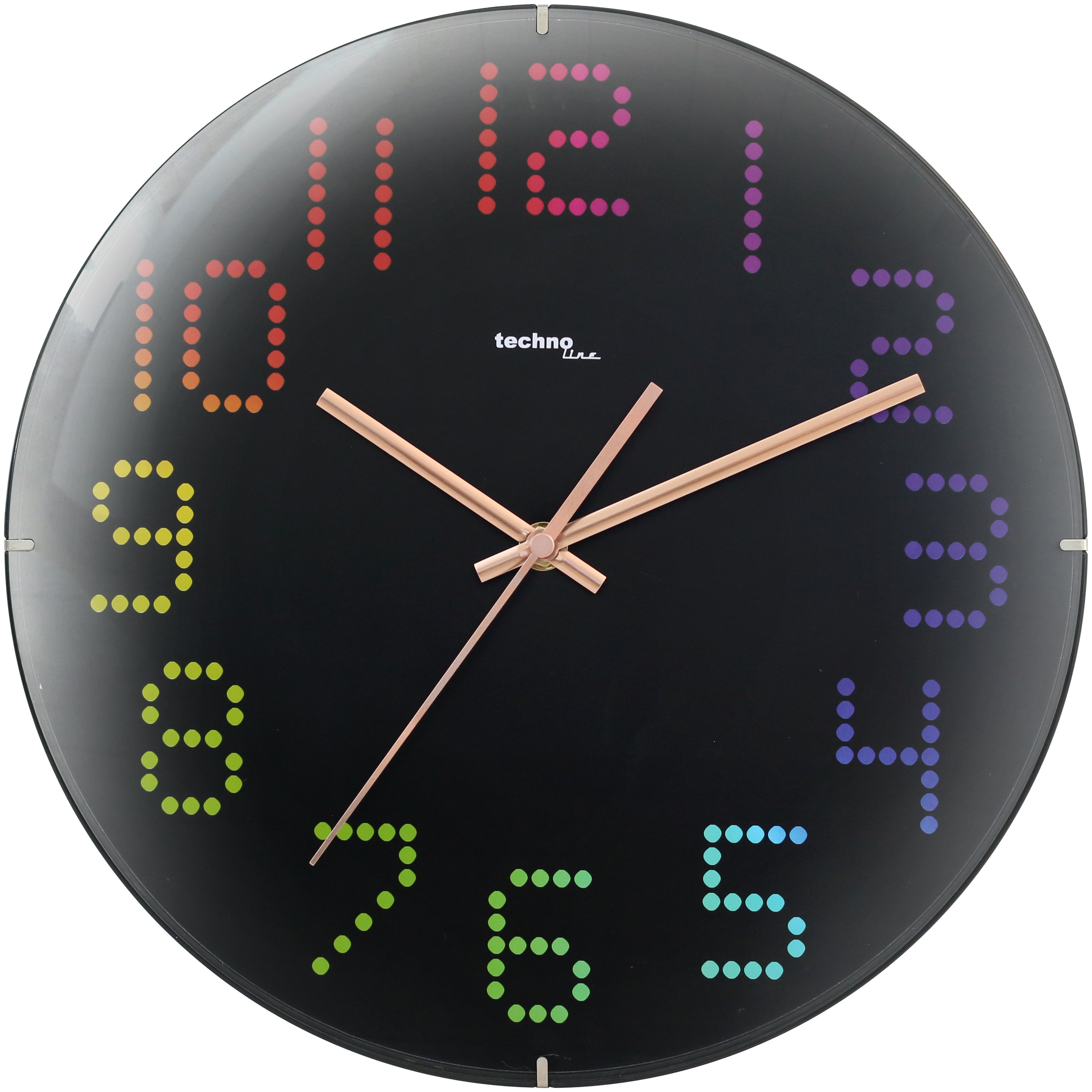 WT7410  technoline Quarz-Wanduhr, Ø = 30cm