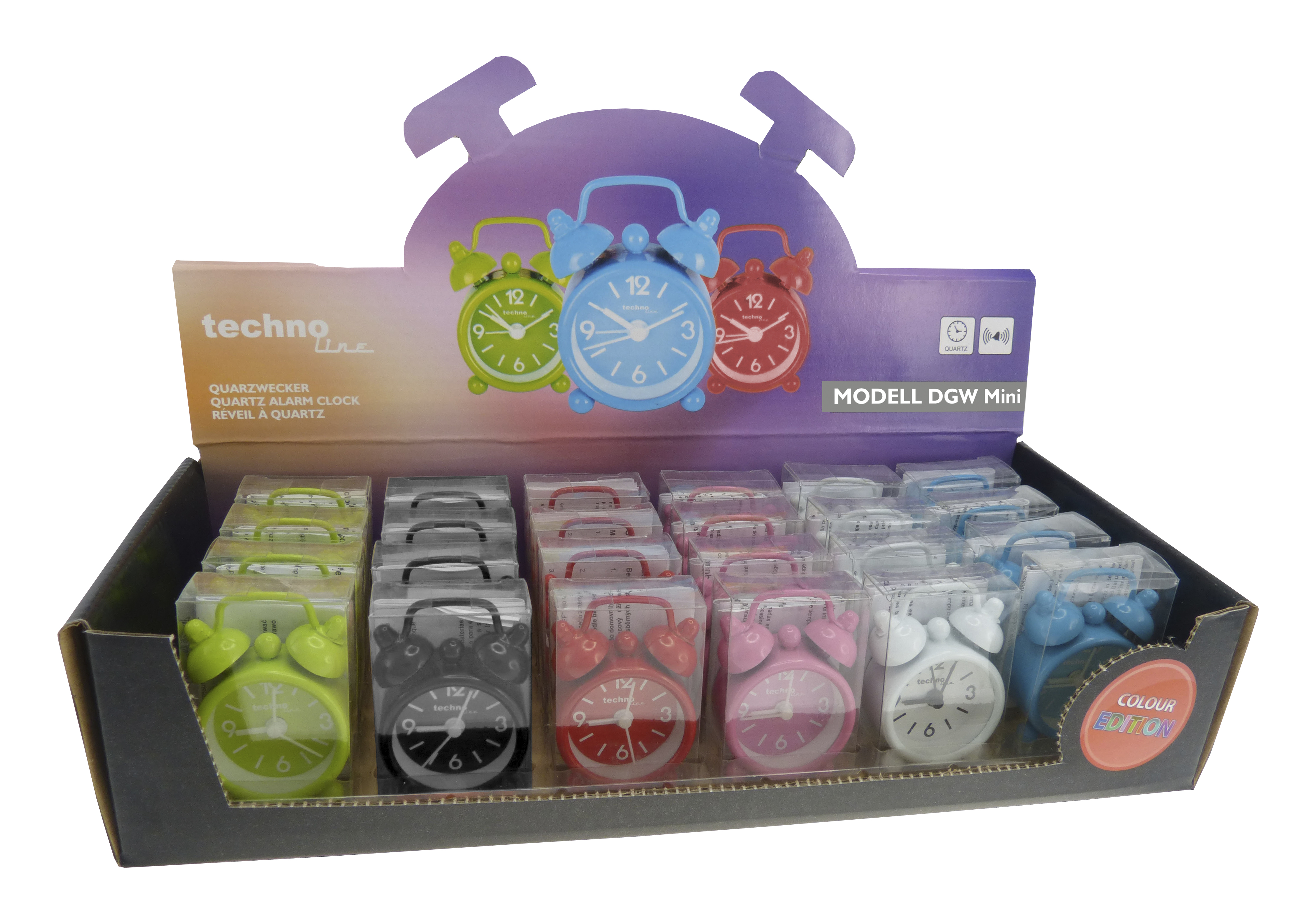 techonline Quarzwecker Modell DGW mini
