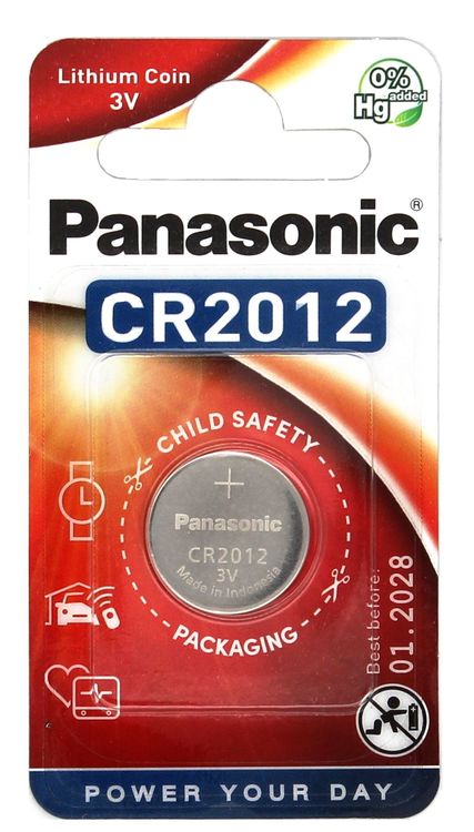 CR2012  Panasonic Electronic-Batterie, 1er Blister