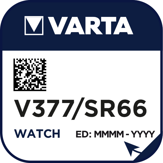 V377 Varta Uhrenbatterie