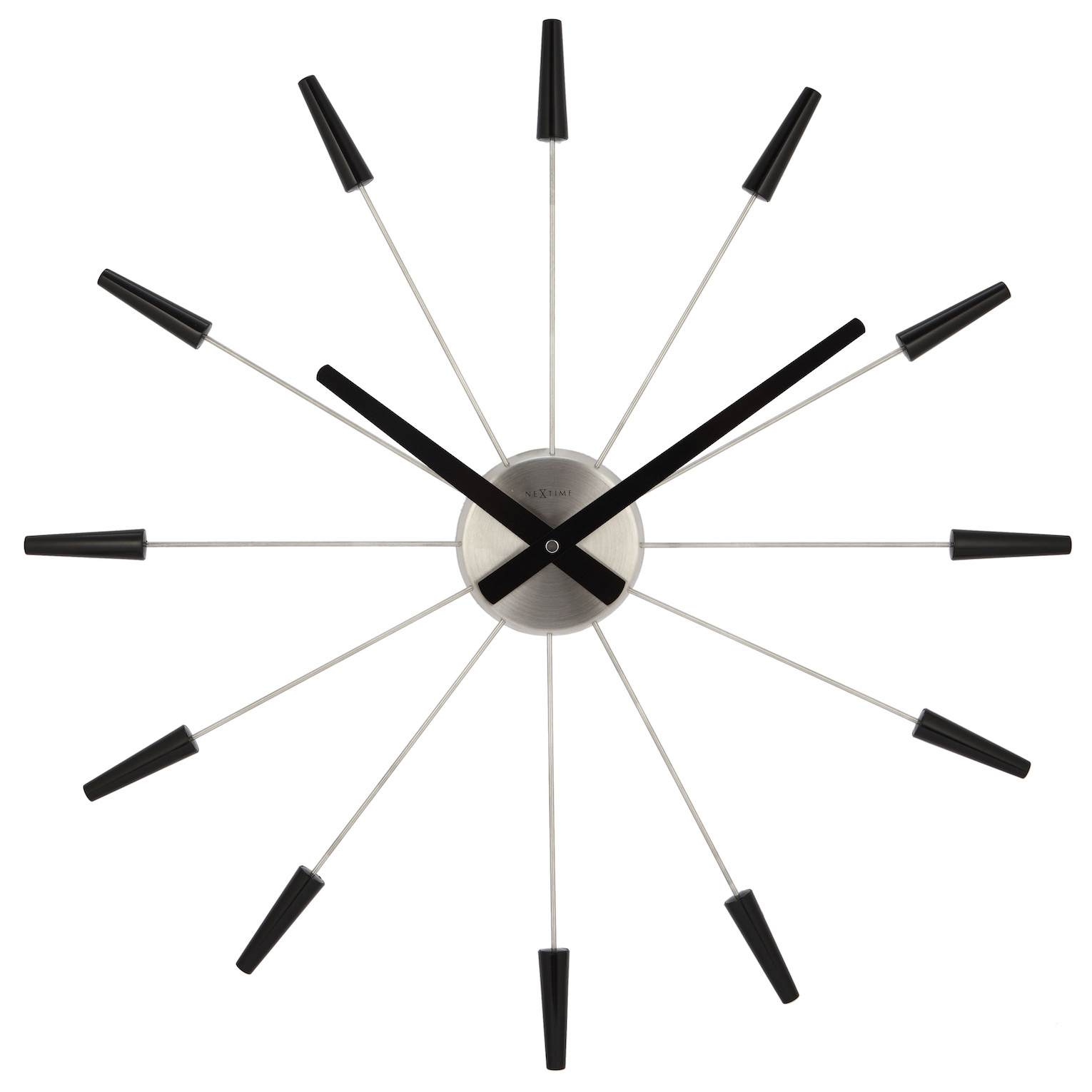 Nextime Wanduhr Plug Inn 2610ZW, Ø = 58cm