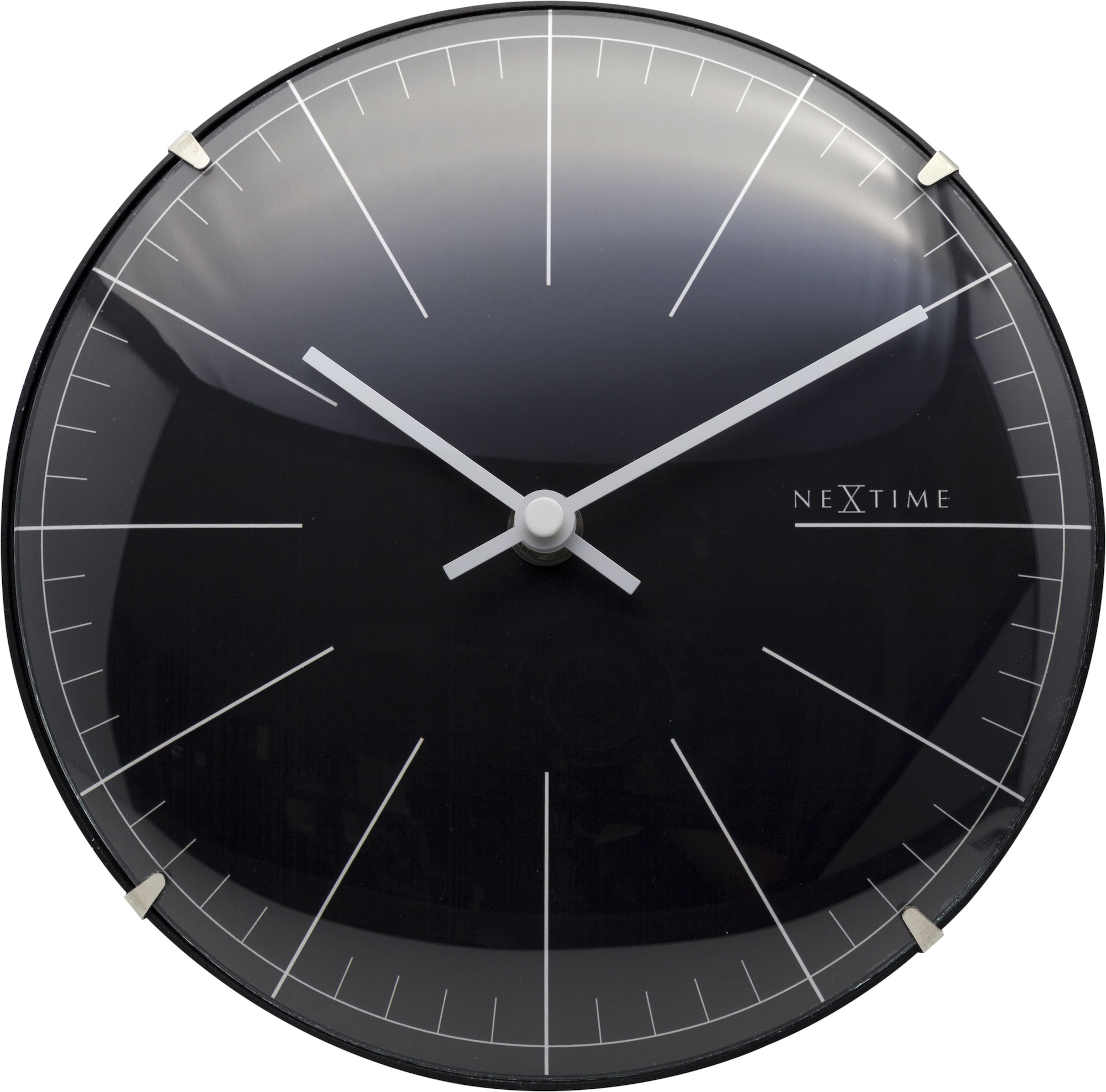Nextime Wanduhr Big Stripe Mini Dome 3506ZW