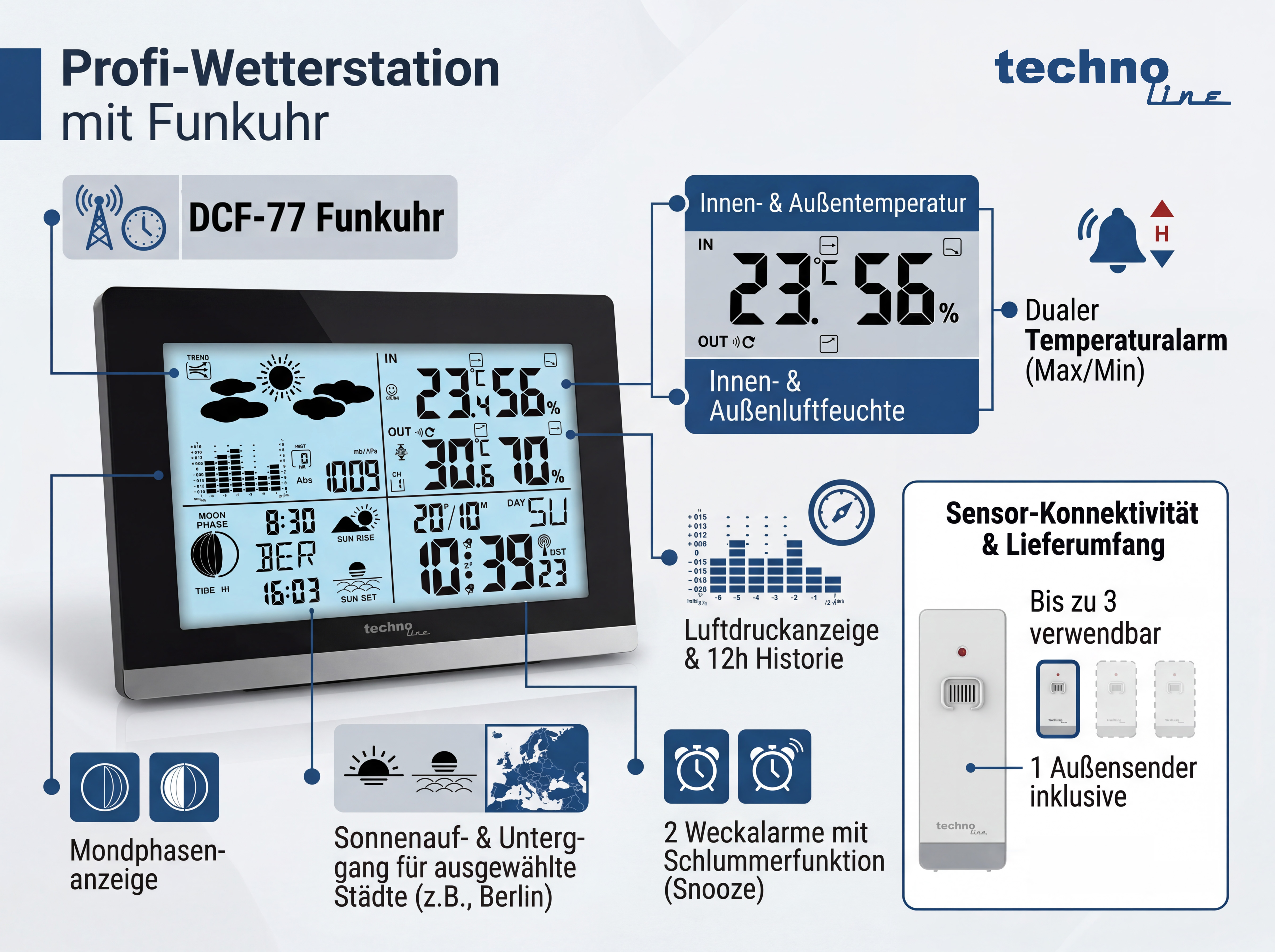 WS 6762 technoline Wetterstation