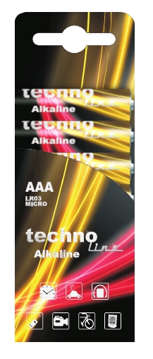 LR03 technoline Batterie 8er Blister