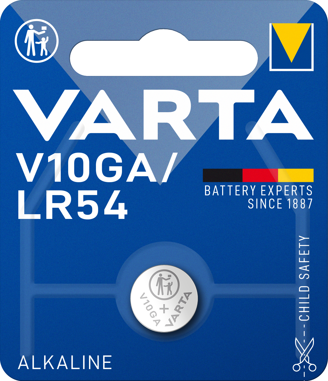 V10GA Varta Electronic Batterie, 1er Blister
