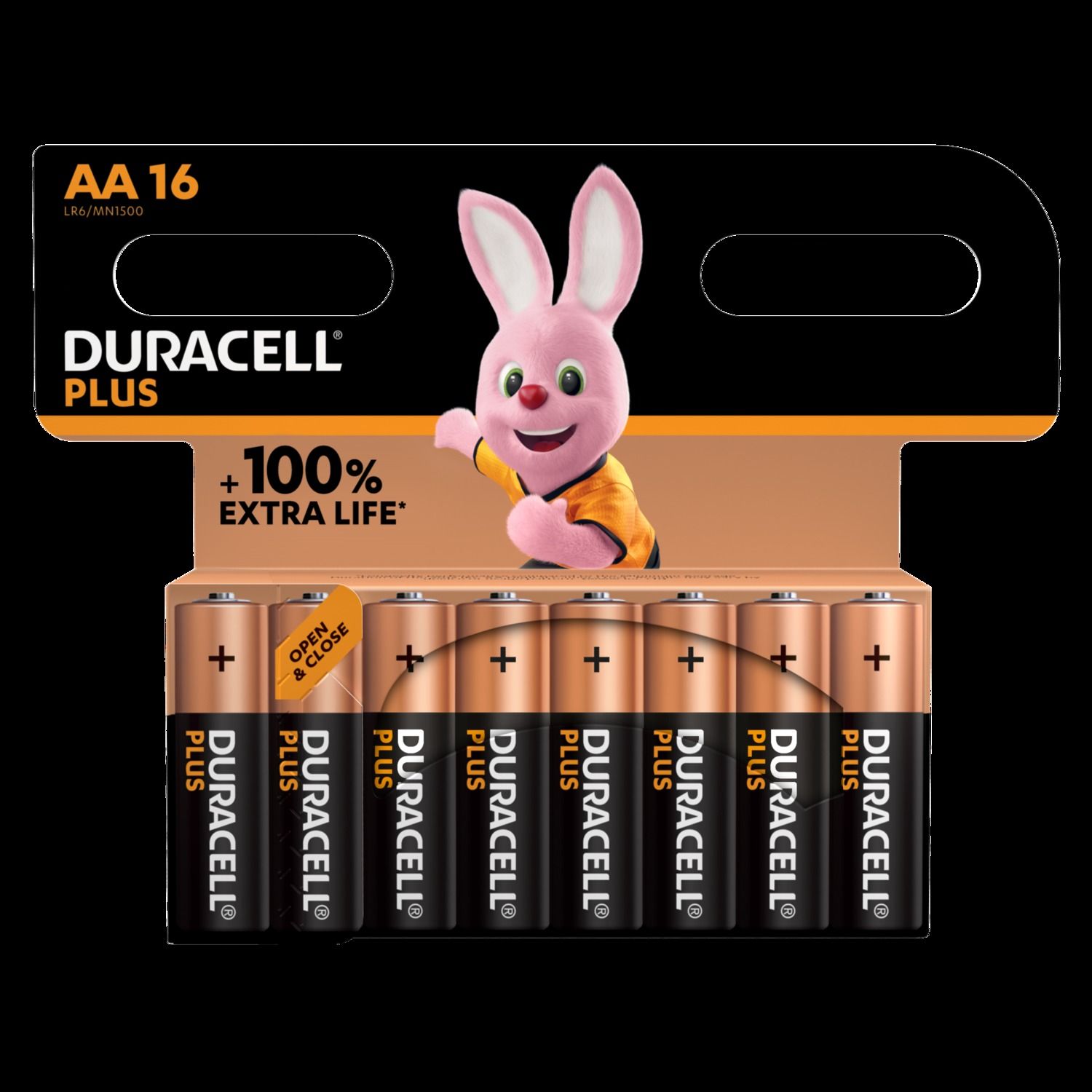 MN1500 Duracell Plus Mainline 100% CP16