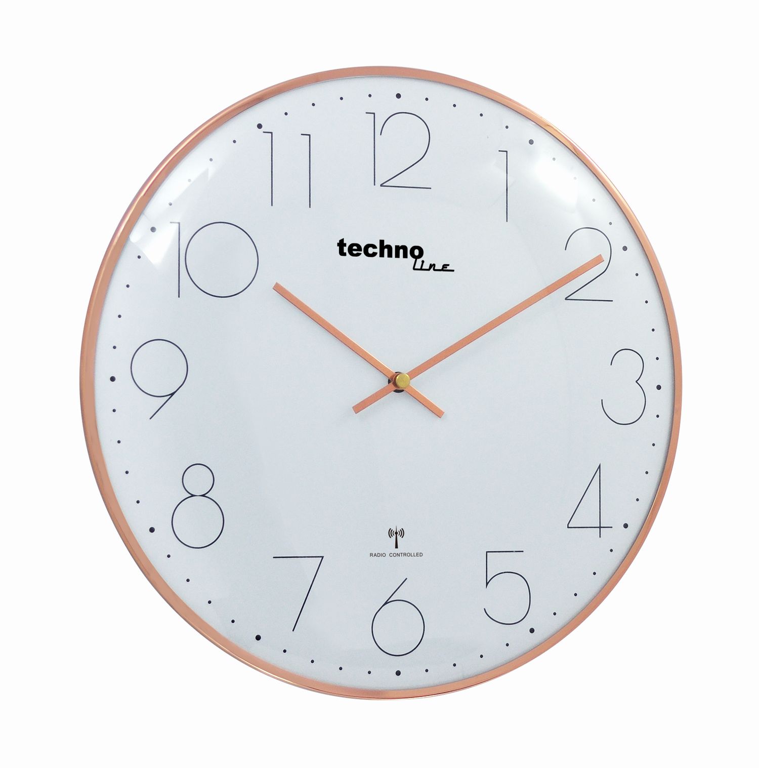 WT8240  technoline Funk-Wanduhr, Ø = 40cm
