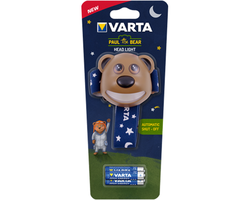 T17500 Varta Paul the Bear Head Light 