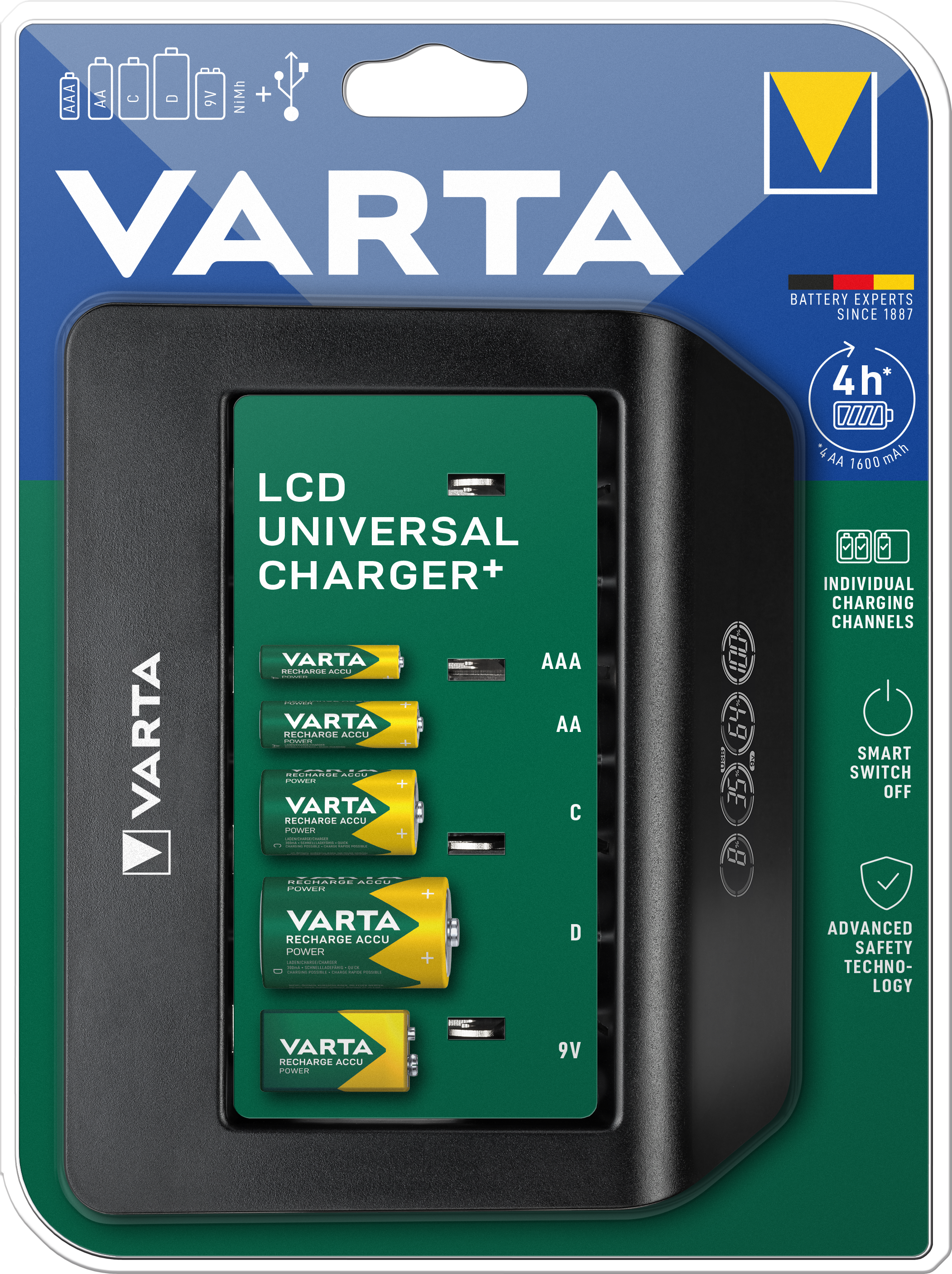57688101401 Varta Universal Charger+, unbestückt