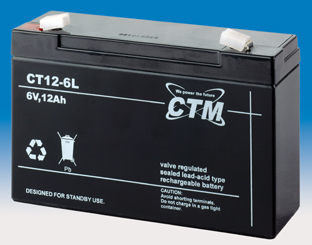 CT12-6 CTM Blei Gitter-Vließ-Batterie