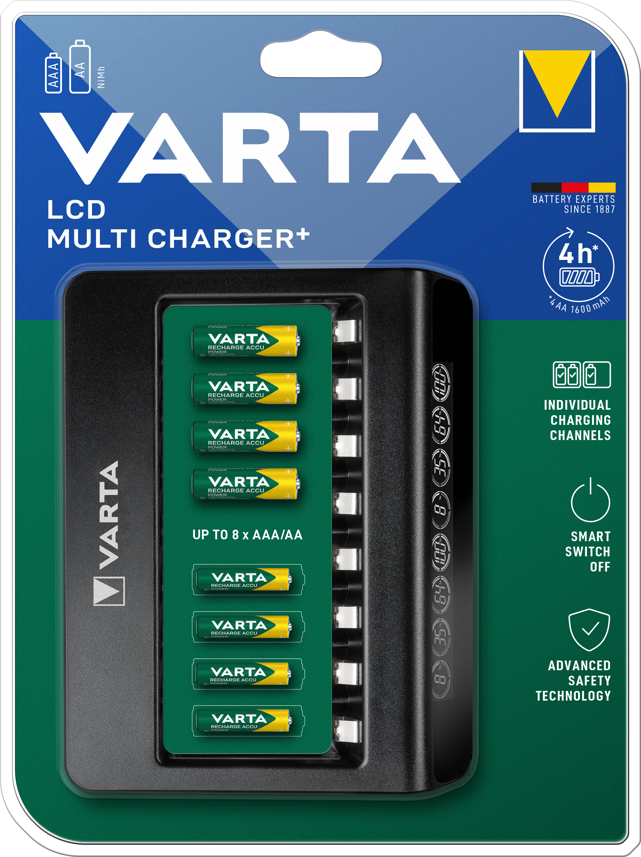 57681101401 Varta Multi Charger+, unbestückt